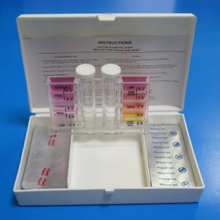 Tablettás vízelemző készlet pH és aktív oxigén méréshez AS-145002