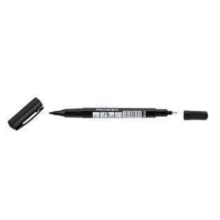 0.6-1.2mm kétvégű jelölő filc fekete