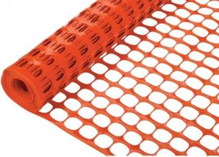 1,2x50m 140gr/m2 80x 4,5 mm narancs építőipari védőháló MASNET 14