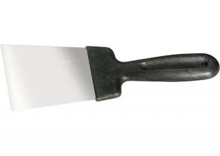 100mm spatulya rozsdamentes, műanyag nyéllel