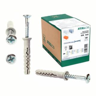 10x100mm 25db beütődübel T40 TORX- hatlapfejű csavarral