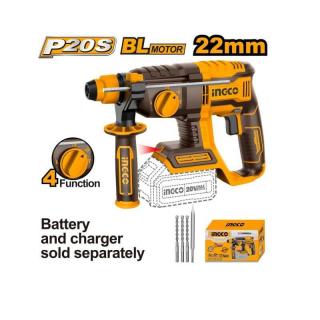 20V 2J SDS-Plus akkus kombikalapács SOLO szénkefe nélküli motor