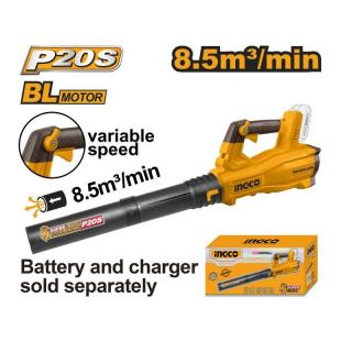 20V akkus lombfúvó szénkefe nélküli motor csak készülék