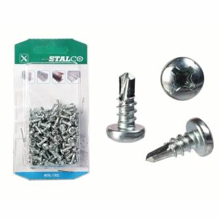 3,5x9,5mm 200db PH2 D fejű horganyzott borsika csavar vázrögzítő csavar önfúró