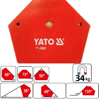 34kg mágneses szög munkadarab tartó YT-0867