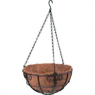 függesztett virágtartó 30cm kókusz