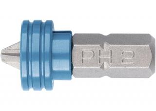 PH2x25mm professional kuplungos mágneses bitfej gipszkarton csavarozáshoz