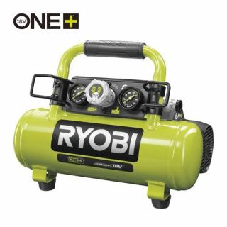 R18AC-0 ONE+18 V kompresszor, 8 bar3,8L nyomásmérő SOLO csak készülék