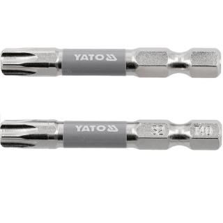 T40x50mm 2db impact bitfej ütvecsavarozókhoz YT-78036