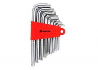 torx fényes extra hosszú kulcsszett T10-T50 CrV 9db