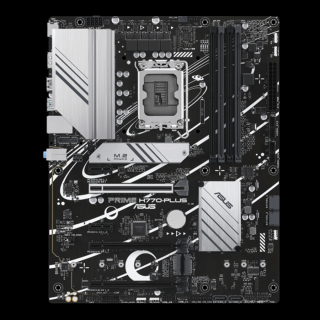 Asus Alaplap - Intel PRIME H770-PLUS s1700 (H770, 4xDDR5 7200+MHz, 4xSATA3, 3xM.2, HDMI+DP)