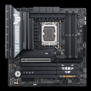 Asus Alaplap - Intel TUF GAMING B860M-PLUS WIFI s1851 (B860, 4xDDR5 8800+MHz, 4xSATA3, 3xM.2, HDMI+DP+USB-C)