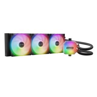 Be Quiet! CPU Water Cooler - LIGHT LOOP 360mm Black (3x120mm, csatlakozó: 3pin, cső hossza: 400mm, fekete)