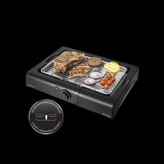 Cecotec PerfectSteak 4200 Way 2400 W-os elektromos asztali grill, rozsdamentes acél grillrács és 3 fokozatban állítható magasság (CECO030489)