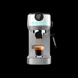 Cecotec Power Espresso 20 Steel Pro Espresso kávéfőző 20 bár, csészemelegítővel és gőzcsappal (CECO019859)