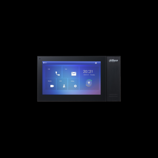 Dahua IP video kaputelefon - VTH2421FW-P (beltéri egység, 7" touch screen, 1024x600, PoE, SD, I/O, fehér)
