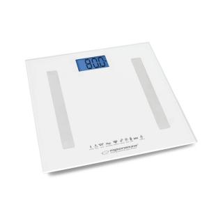 Esperanza B.Fit 8 in1 Bluetooth okos fürdőszoba mérleg, fehér