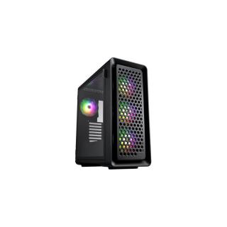 FSP CUT593P táp nélküli ablakos Full Tower számítógépház fekete + cable management