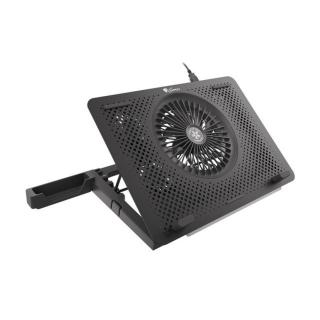 GENESIS OXID 450 RGB 15.6" Laptop hutopad ventilátor, RGB világítás, USB, fekete