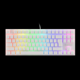 Genesis Thor 303 TKL mechanikus gaming billentyűzet, US, RGB világítással, Brown switch, white hot swap