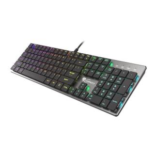 Genesis Thor 420 RGB mechanikus slim Gamer billentyűzet, US kiosztás Blue switch