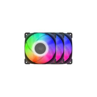 Geometric Future Super Squama 3805B Triple pack rendszerhűtő ventilátor fekete