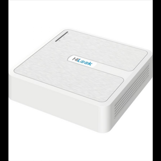 HiLook NVR rögzítő - NVR-104H-D/4P (4 csatorna, H265+, HDMI+VGA, 2xUSB, 1x Sata, 4x PoE)