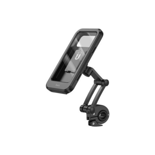 Hoco Rider IPX4 vízálló kerékpár és motor univerzális mobiltelefon tartó 4, 5-7" CA101 - Fekete