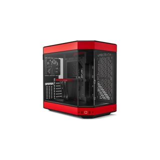 HYTE Y60 táp nélküli ablakos Mid Tower számítógépház piros-fekete