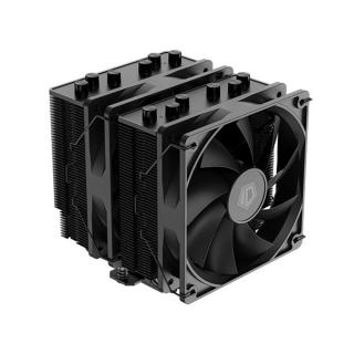 ID-Cooling CPU Cooler - SE-206-XT BLACK (15.2-35.2 dB; max 129,39 m3/h; 4Pin csatlakozó, 6 db heatpipe, 2x12cm, PWM)
