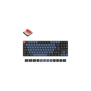 Keychron K1 Pro Bluetooth / USB-C angol Gateron low-profile MX 2.0 Mechanical Red mechanikus billentyűzet fekete-kék