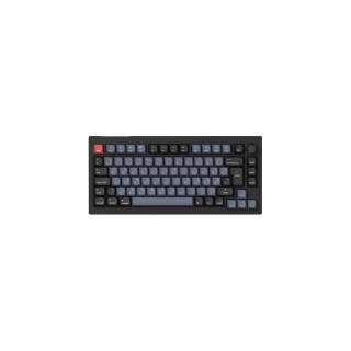 Keychron V1 Max Bluetooth / vezeték nélküli / USB magyar Gateron Jupiter Red mechanikus billentyűzet fekete-kék