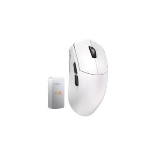 LAMZU MAYA X 8K optikai USB / vezeték nélküli gaming egér fehér