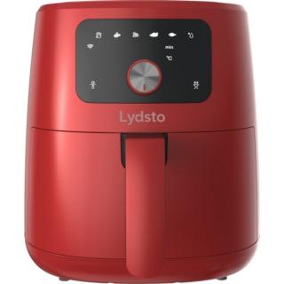 Lydsto XXL Airfryer 5L Nagy Kapacitású Okos Légsütő 1700w, Időzítő, Tapadásmentes bevonat, Extra grillrács, Kikapcsolási memória, Piros