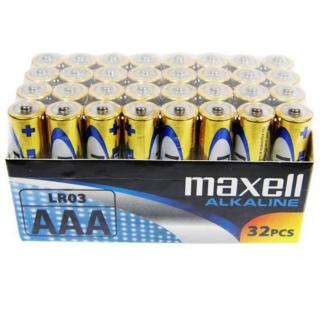 Maxell LR03x32 alkáli elem mini