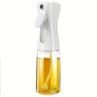 Olajpermetező palack olajspray tartály 220ml átlátszó-fehér