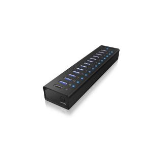 Raidsonic ICY BOX 13 portos USB3.0 HUB + USB charge port 5 V, 2.4 A