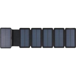Sandberg Akkubank - Solar 6-Panel Powerbank 20000 (napelemes; kültéri; IPX4 cseppálló; LED lámpa; 2xUSB-A+USB-C)