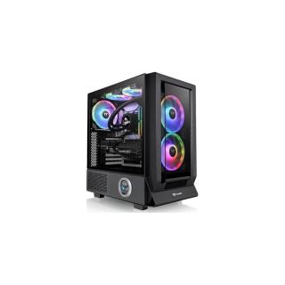 Thermaltake Ceres 350 MX Black táp nélküli ablakos Mid Tower számítógépház fekete