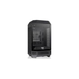 Thermaltake The Tower 250 Black táp nélküli ablakos Mini-ITX számítógépház fekete