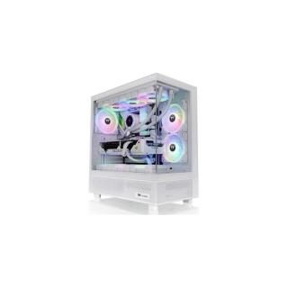 Thermaltake View 270 TG ARGB Snow táp nélküli ablakos Mid Tower számítógépház fehér
