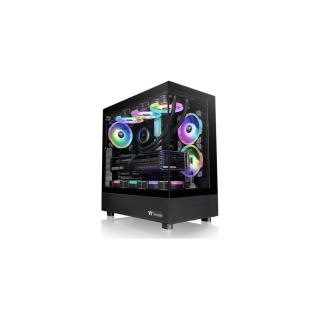 Thermaltake View 270 TG ARGB táp nélküli ablakos Mid Tower számítógépház fekete