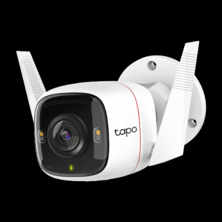 TP-link IP wifi Cső kamera - Tapo C320WS (3MP, 4mm, kültéri IP66, H264, IR30m, SD, mikrofon, 9VDC)