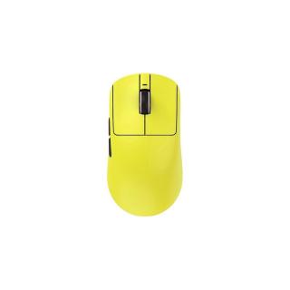 VXE R1 ProMax optikai USB / vezeték nélküli gaming egér sárga