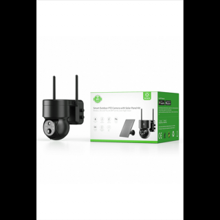 Woox IP wifi PT dómkamera - R3569 (3MP, 2,8mm, kültéri, IR10m, 5200mAh, microSD, mikrofon, hangszóró, napelem)