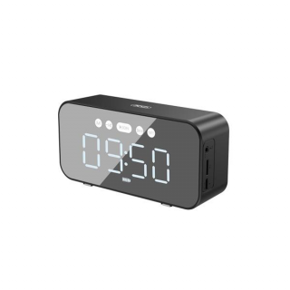 XO F41 Bluetooth Speaker És Digitális Óra Fekete