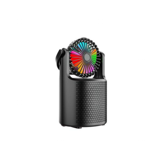 ZQS-1440 Bluetooth hangszóró 1500mAh akkumulátorral és RBG fényekkel - 2in1 hangszóró és mini ventilátor (BBV)