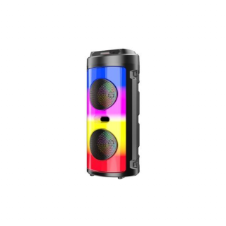 ZQS-4248 LED-es Bluetooth-os party hangszóró karaoke mikrofonnal és távirányítóval (BBV)