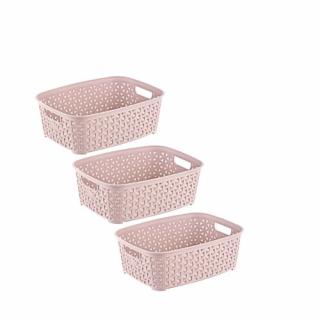 Hobby kosár rattan mini 3db 041254