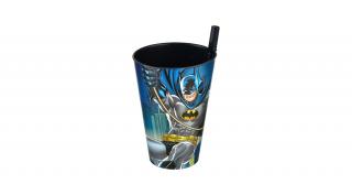 Tuffex Batman pohár szívószállal TP512-50